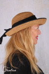 Rabarany Chapeau de soleil en raphia Lin B9F
