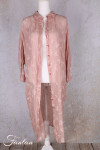 Grizas Manteau soie et coton 91008 rose poudré