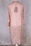 Grizas Manteau soie et coton 91008 rose poudré