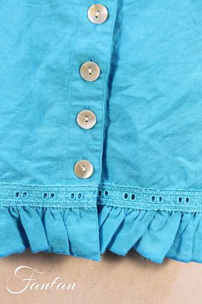 Rhum Raisin Veste Jean de florette n°77 Bleu