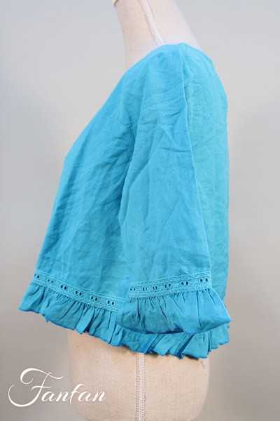 Rhum Raisin Veste Jean de florette n°77 Bleu