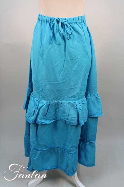 Rhum Raisin Jupe longue Jean de florette n°83 Bleu