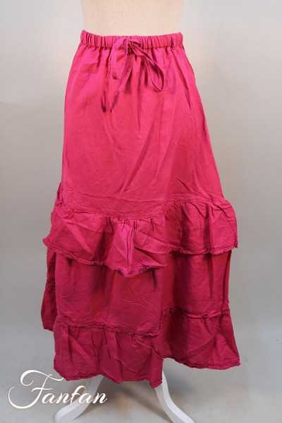 Rhum Raisin Jupe longue Jean de florette n°83 Fuschia